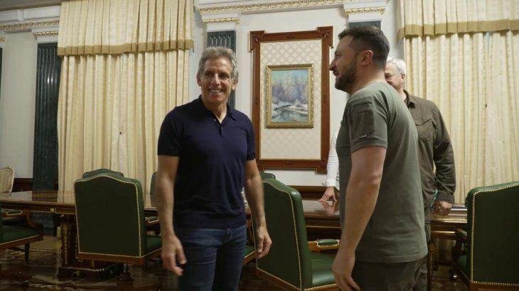 Ben Stiller a Zelenski: “Eres mi héroe”