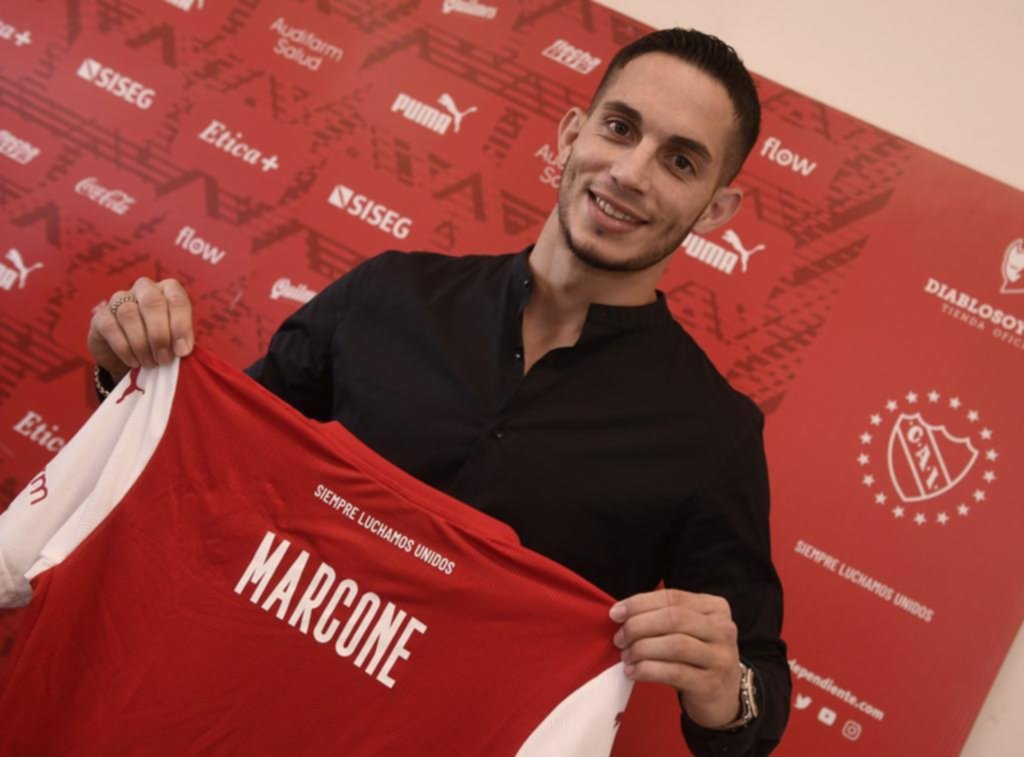 Iván Marcone: “Soy un privilegiado por ser hincha de Independiente y estar acá”