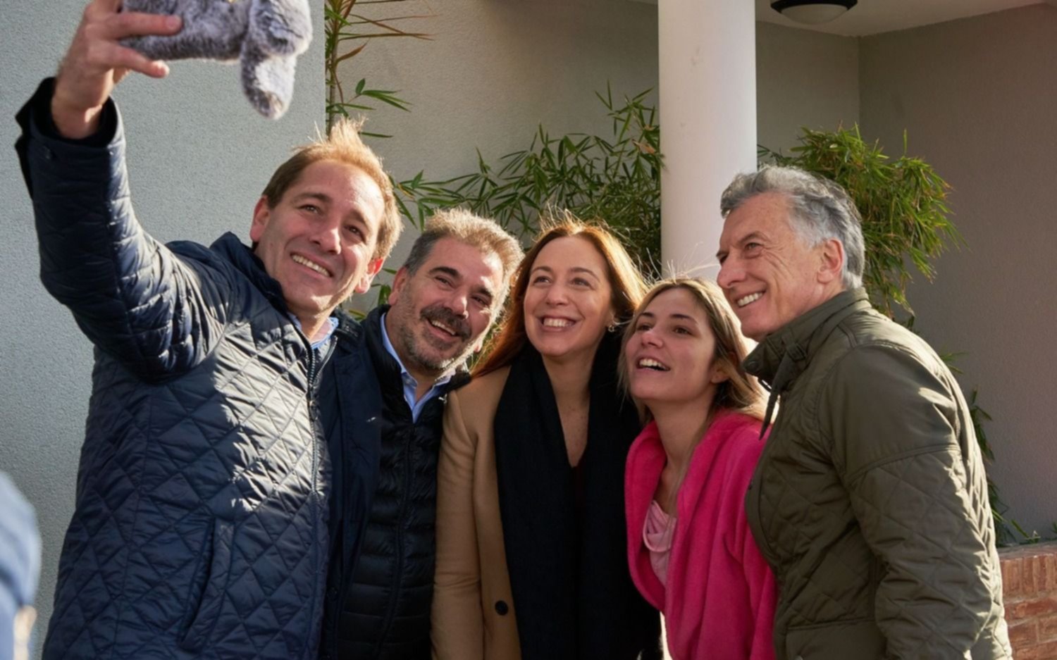 Macri, Vidal y Ritondo recorrieron La Plata junto a Garro