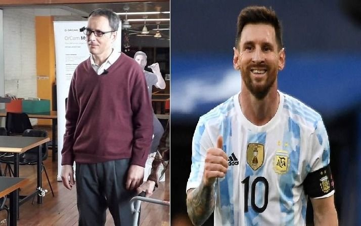 ¡Gesto de 10! Messi le realizó una donación a un abogado ciego que le puede cambiar la vida