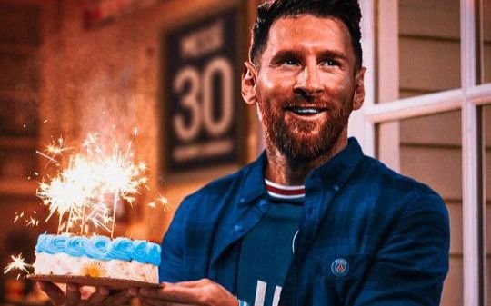El PSG fue el primero en saludar a Messi por su cumpleaños