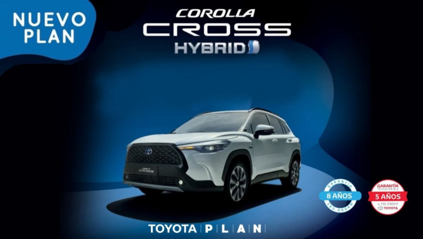 Toyota Autosiglo suma un Nuevo plan de ahorro para retirar Corolla Cross en su versión Hibrida