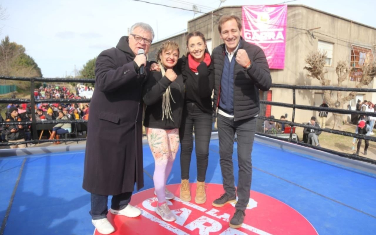 Garro se subió al ring y lanzó una agrupación