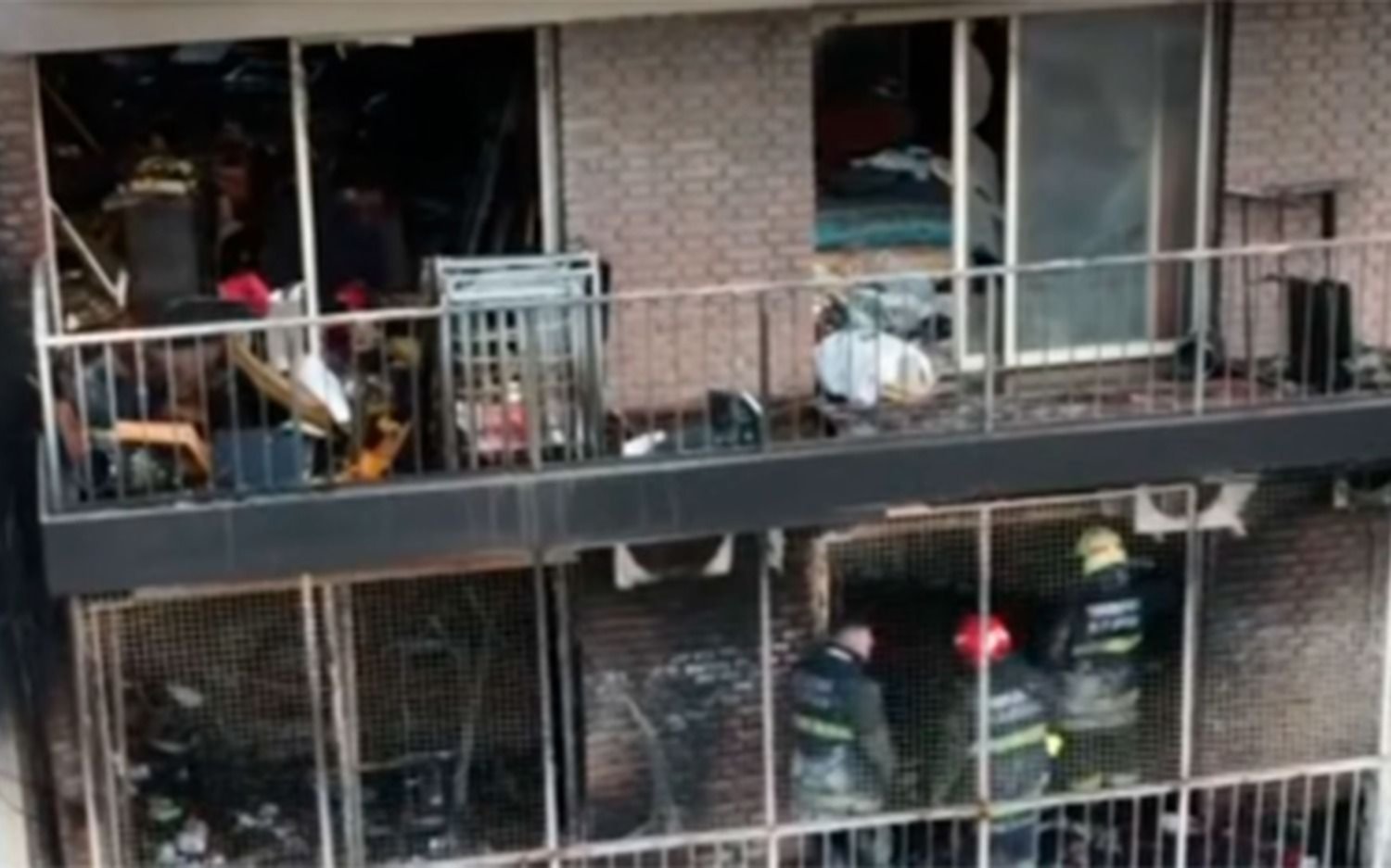 Incendio en Recoleta: la salud de los 7 heridos que continúan internados