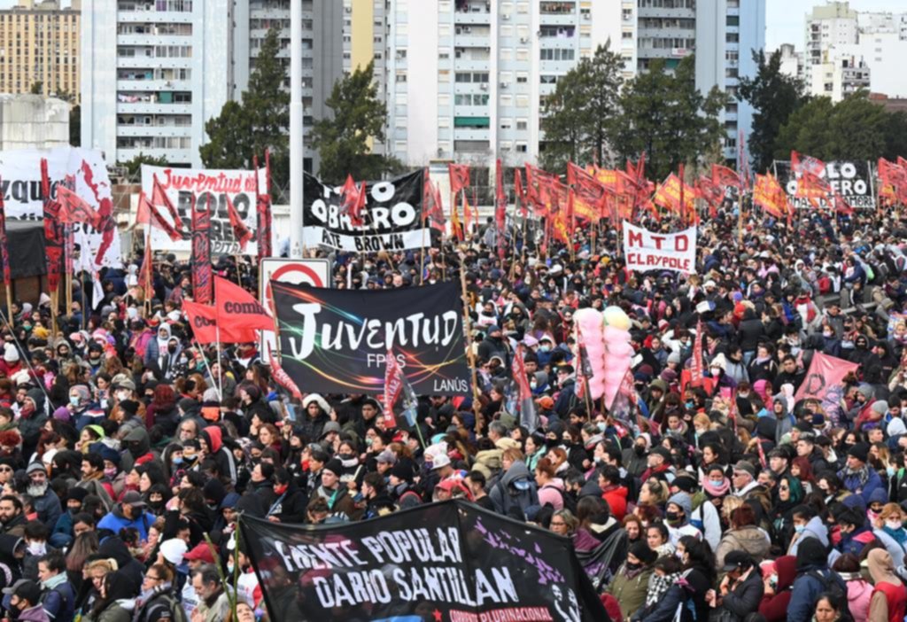 Acto de organizaciones a 20 años de los asesinatos de Kosteki y Santillán