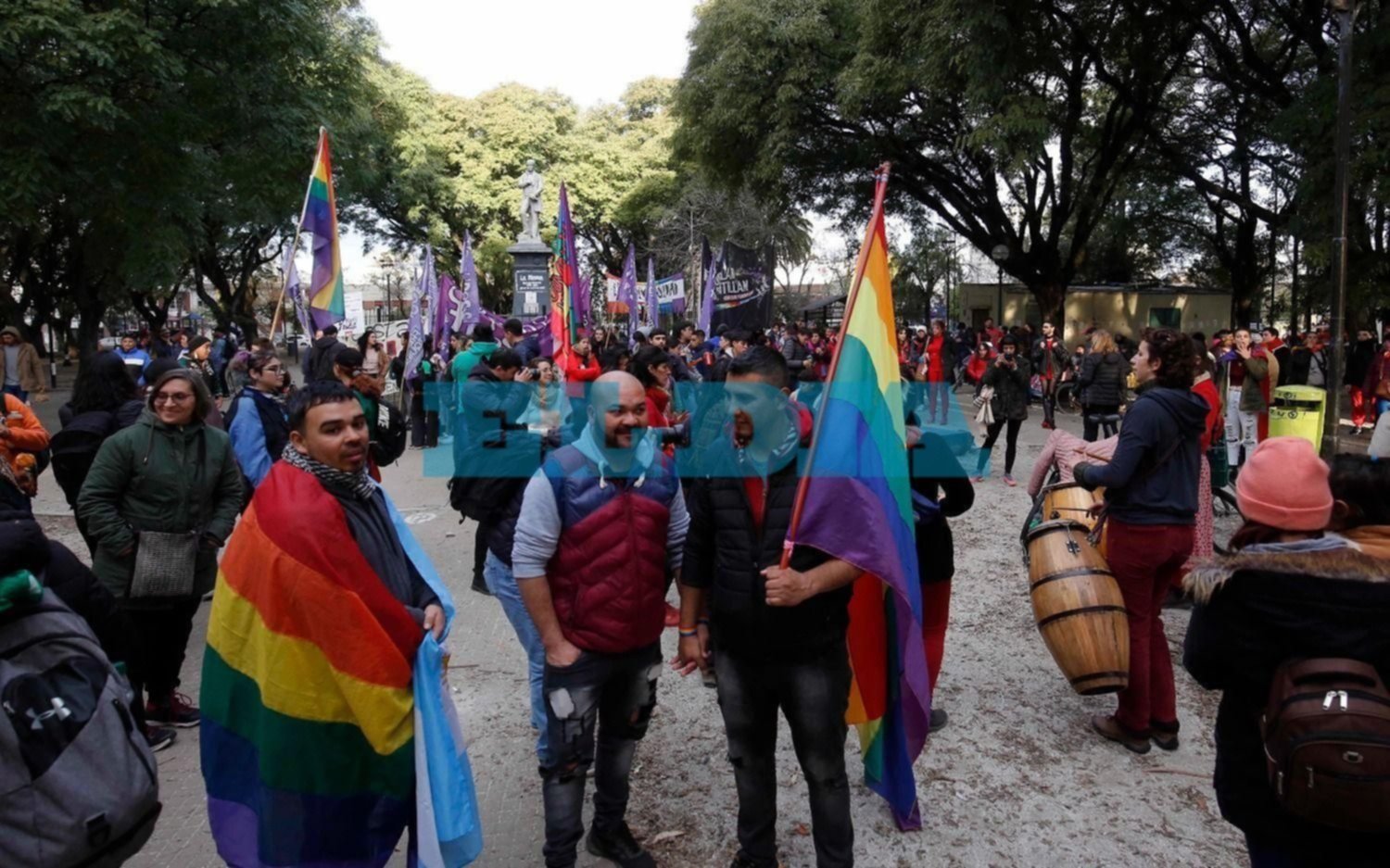 FOTOS | Marcharon en la Zona Roja de La Plata por el día LGBTIQ+