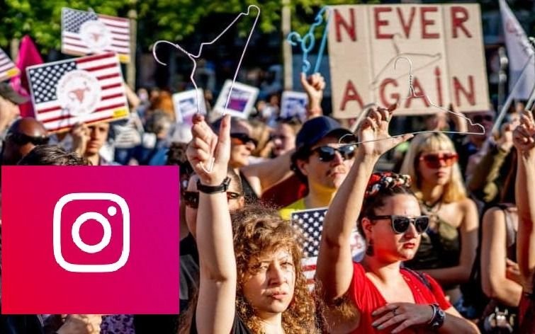 Polémica en Estados Unidos: Instagram bloquea publicaciones sobre el aborto