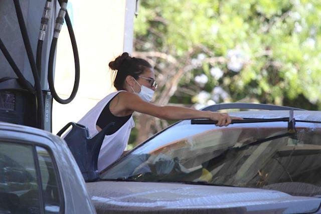 Juana Viale fue valet parking en un evento del colegio
