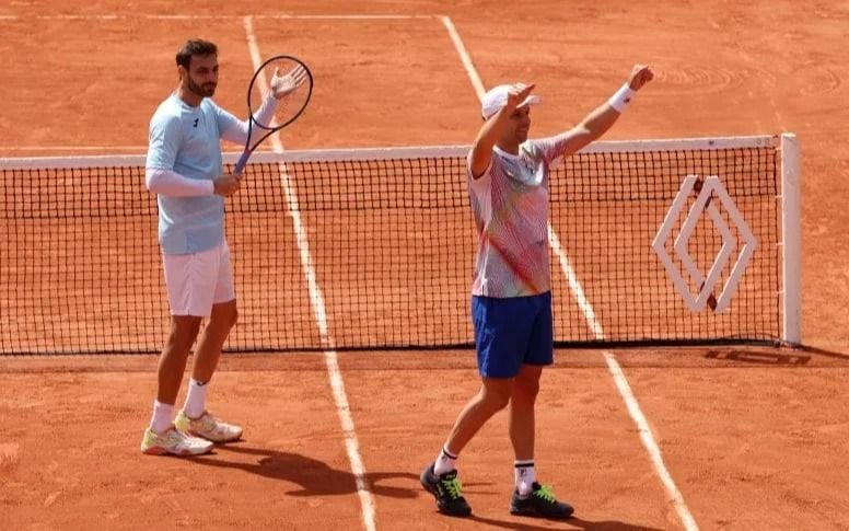 El argentino Zeballos avanza junto a Granollers a cuartos de final en dobles de Roland Garros
