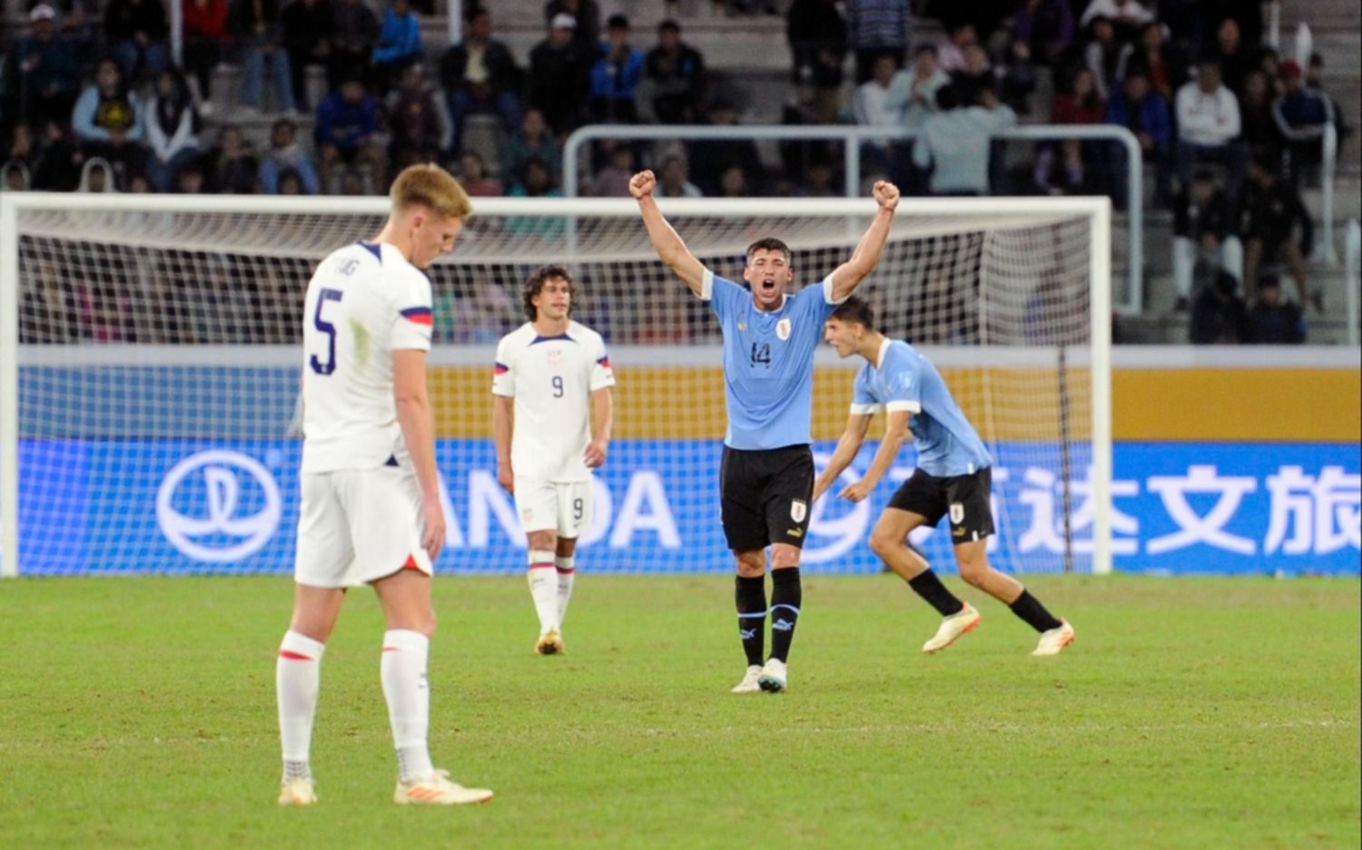Uruguay pasó a semis del Mundial Sub 20 tras ganarle a Estados Unidos