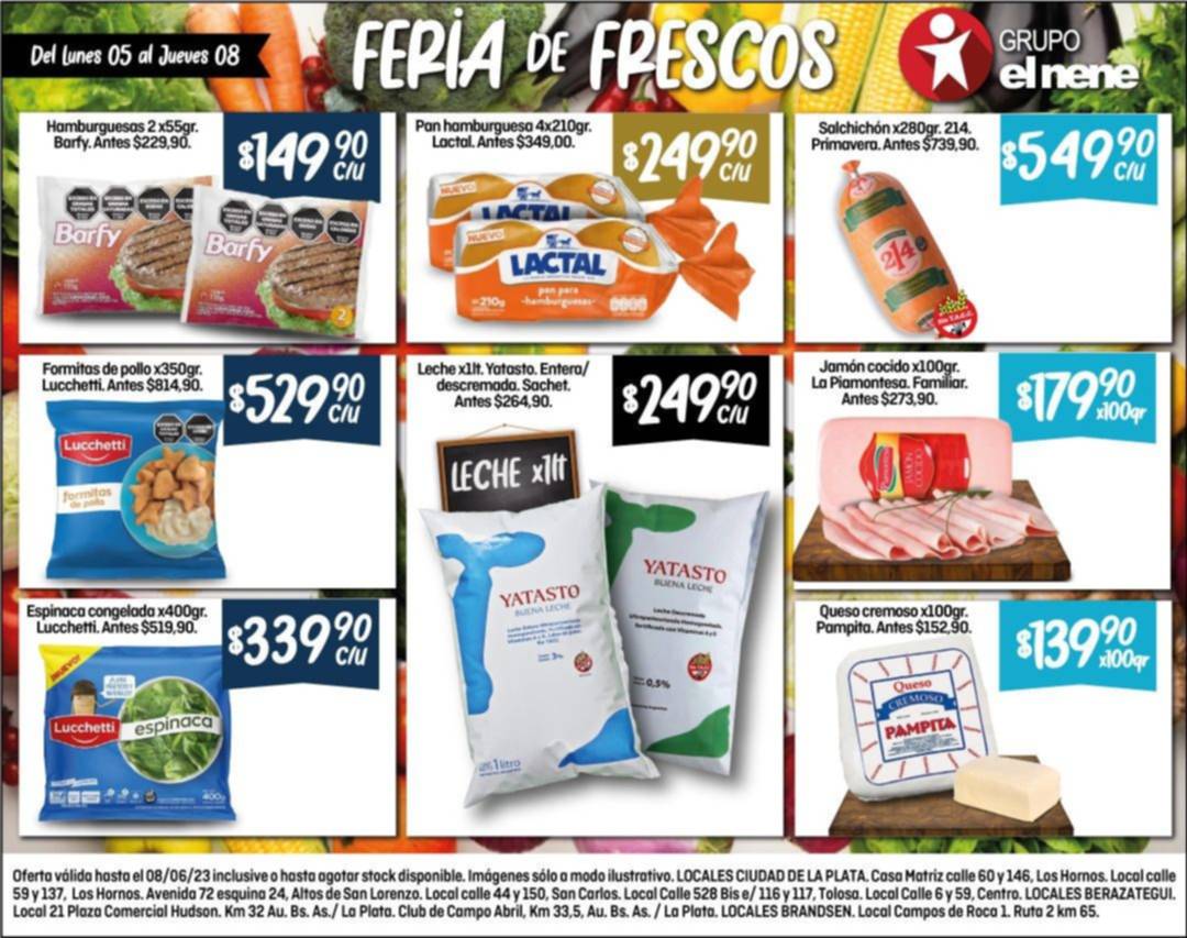 No te pierdas la Feria de Frescos en El Nene para esta semana