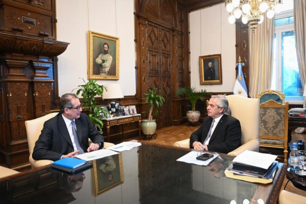 Alberto Fernández recibió a Pesce, del Banco Central