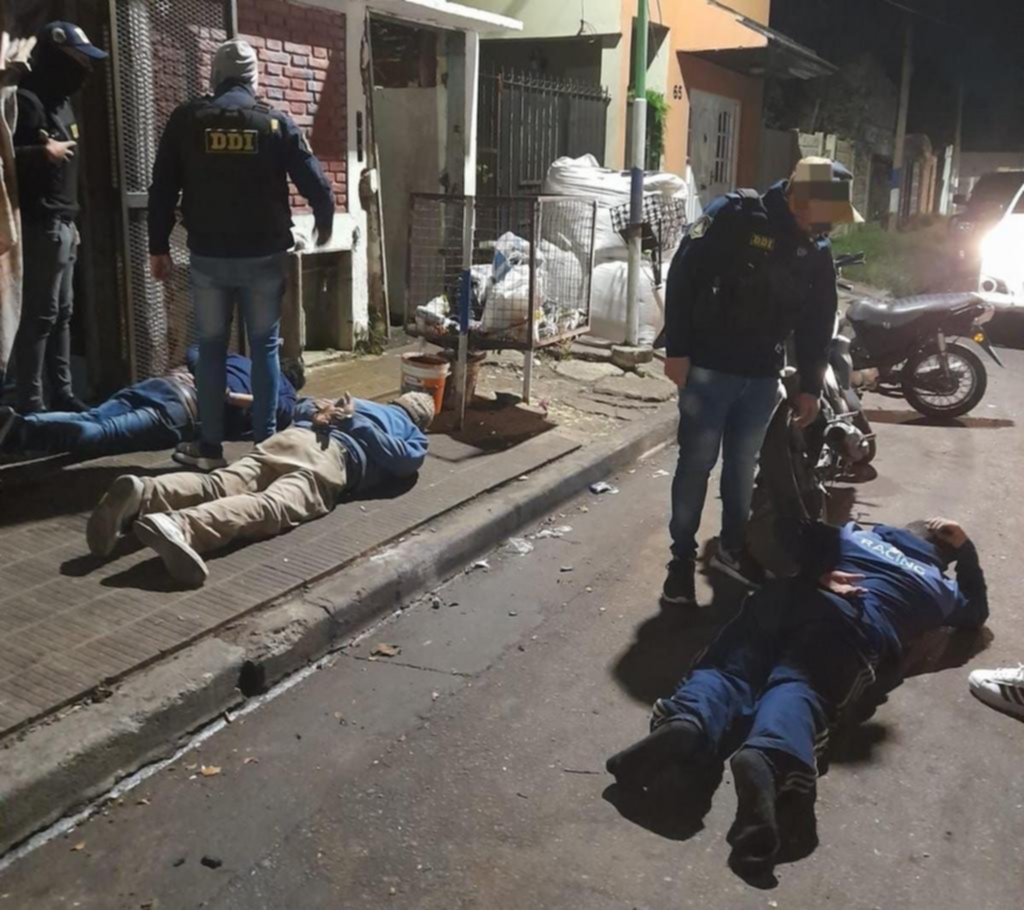 Desbaratan en La Plata una banda narco custodiada por “soldaditos”