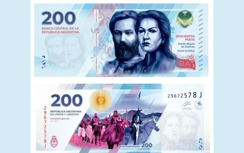 Así será el nuevo billete de 200 pesos: qué figuras históricas estarán impresas