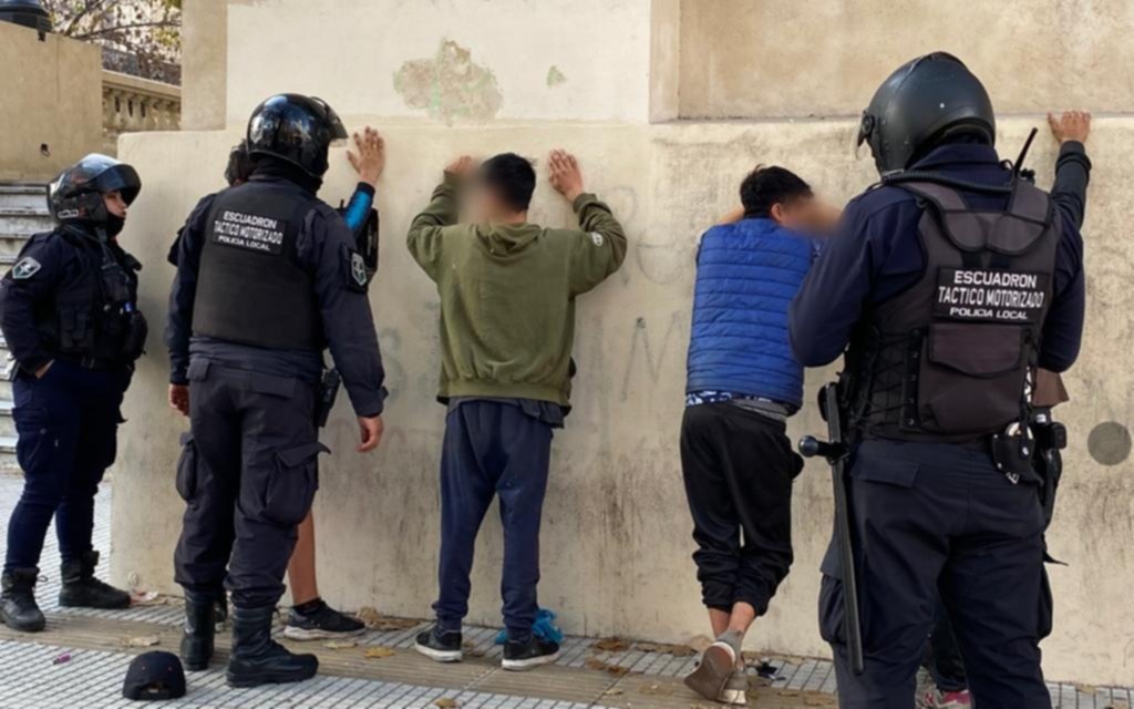 Menores detenidos en el Pasaje Dardo Rocha por robos