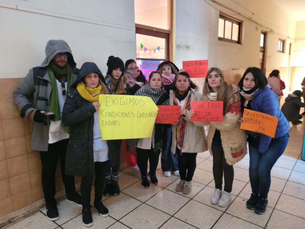 Arrancó el frío polar y en La Plata se multiplican los reclamos escolares por falta de calefacción