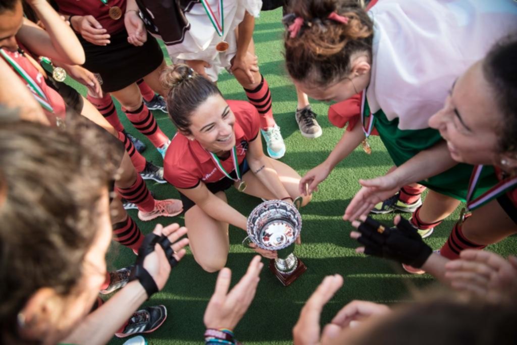 Vicky Granatto, campeona y MVP del hockey de Italia