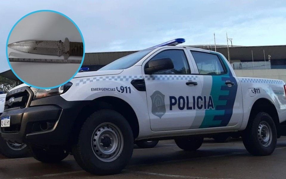 Amenazaron con una cuchilla a un joven en City Bell y terminaron detenidos