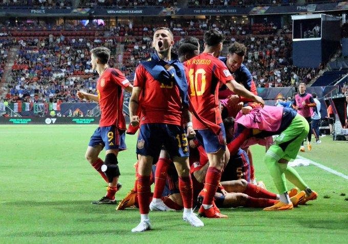 España venció a Italia y es finalista de la Nations League