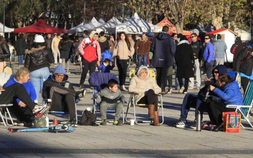 La Plata en imágenes: ¡Pareció la Antártida!