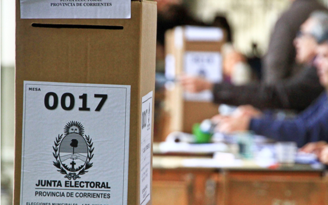 Elecciones: terminó el escrutinio en Corrientes
