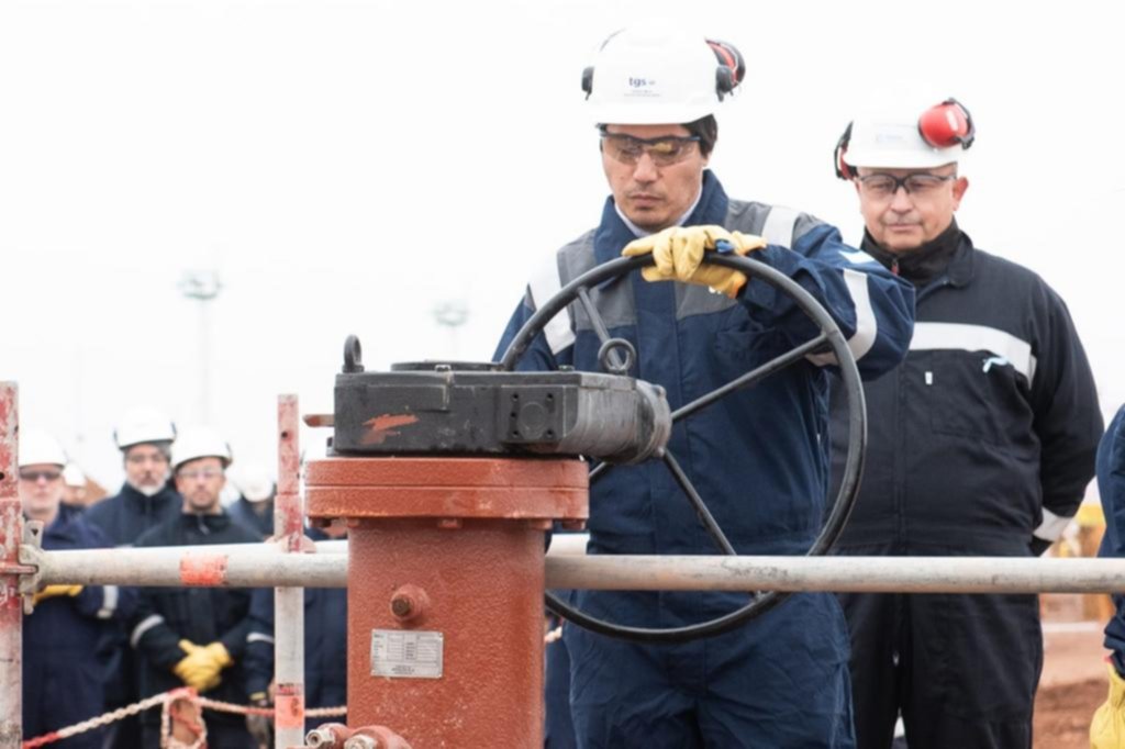 Primera puesta en marcha para el Gasoducto que va de Vaca Muerta a Salliqueló