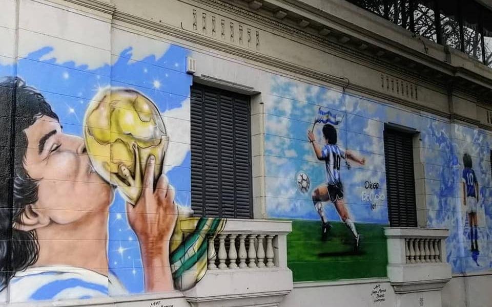 La Plata en imágenes: la gambeta del Diego