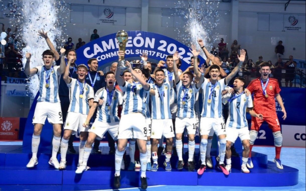 Sudamericano Sub 17: Argentina campeón de futsal tras derrotar a Brasil