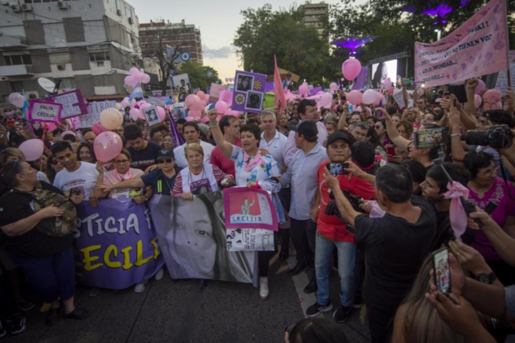 Otro masivo reclamo de justicia por Cecilia Strzyzowski en Chaco