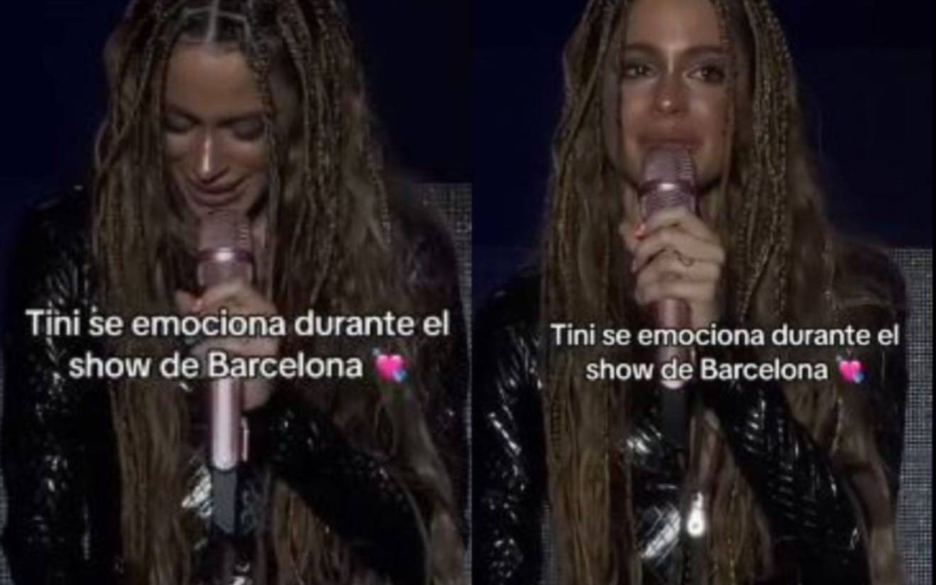 "Toqué fondo": Tini Stoessel confesó ataques de pánico y lloró en medio de su recital