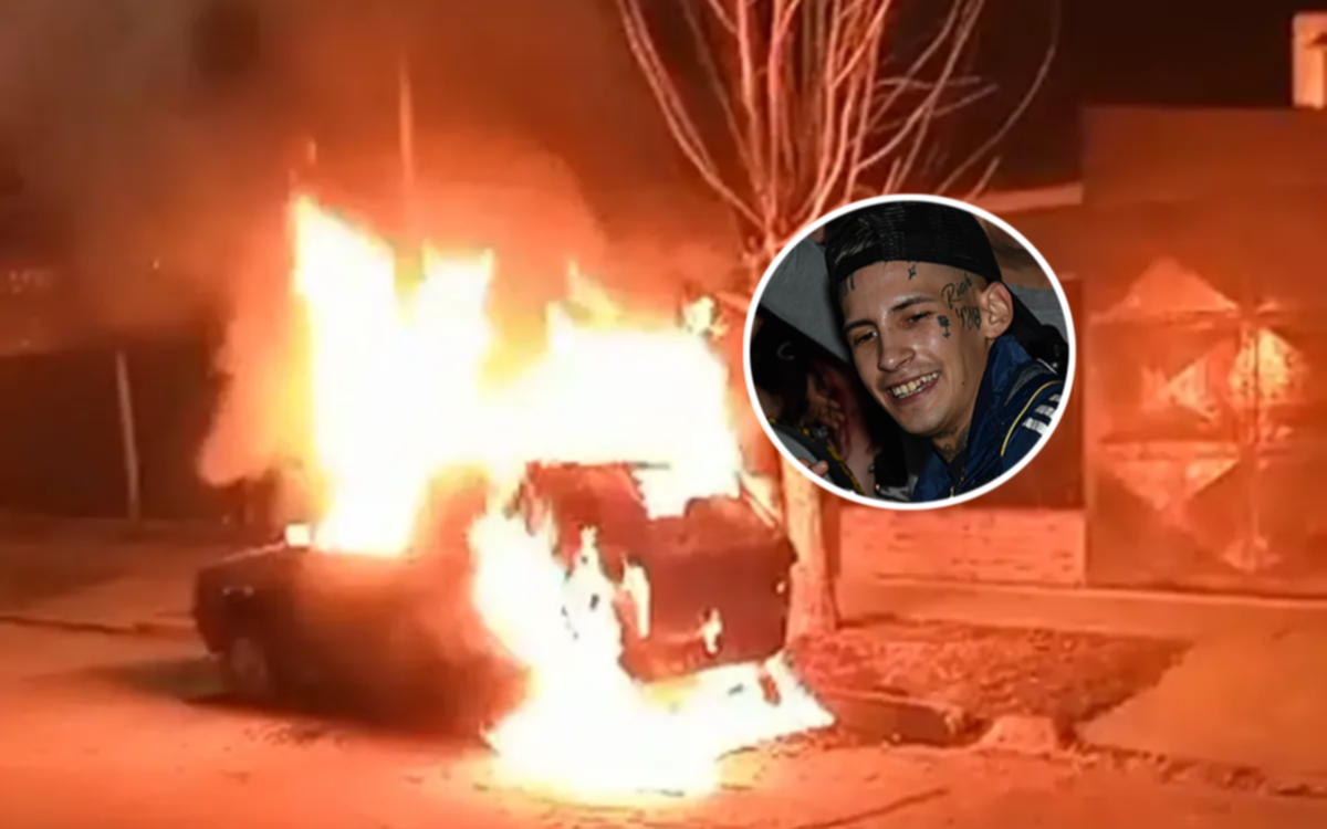 L-Gante, detenido y complicado: quemaron el auto de la pareja de un denunciante