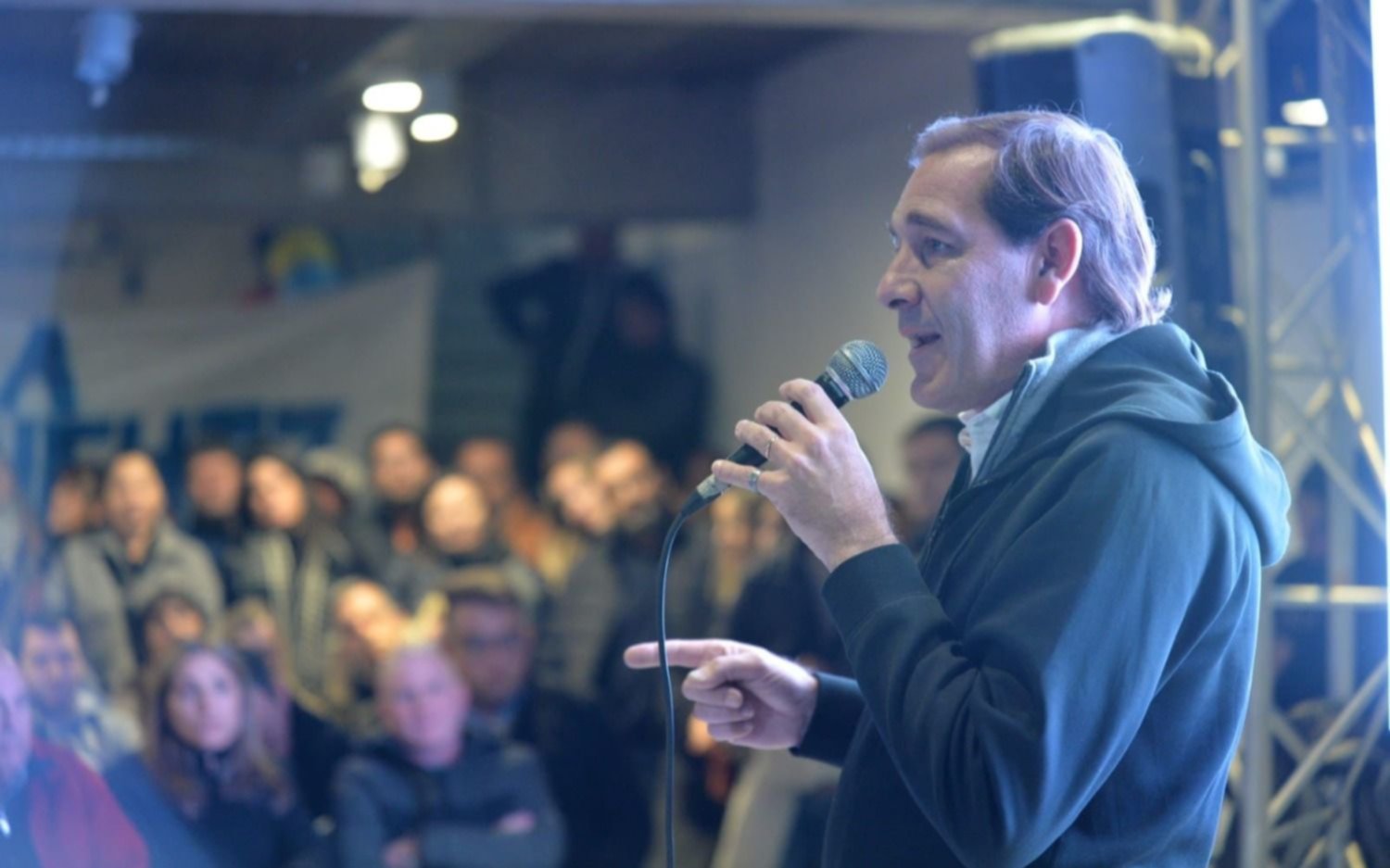 Garro y su primer acto como precandidato: pidió pensar “primero en la ciudad"