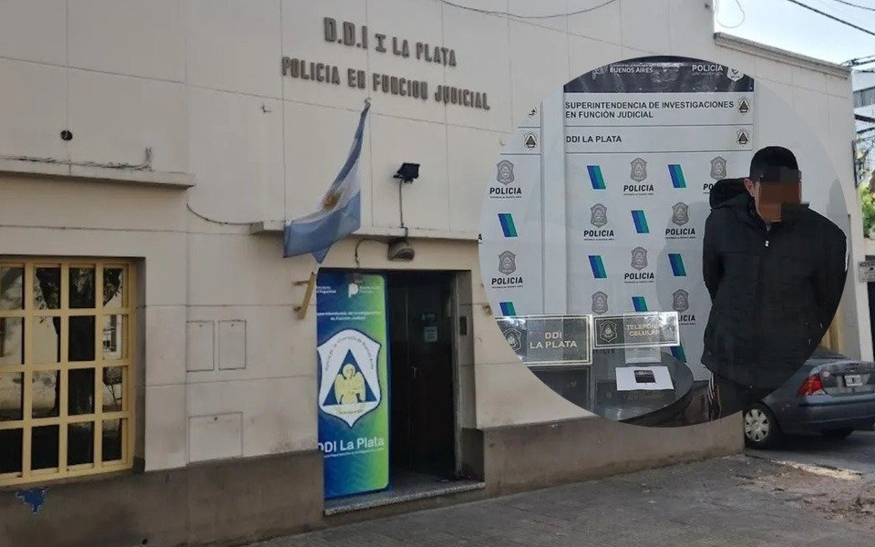 En La Plata, un joven cayó tras ser acusado de un millonario robo a su ex suegra