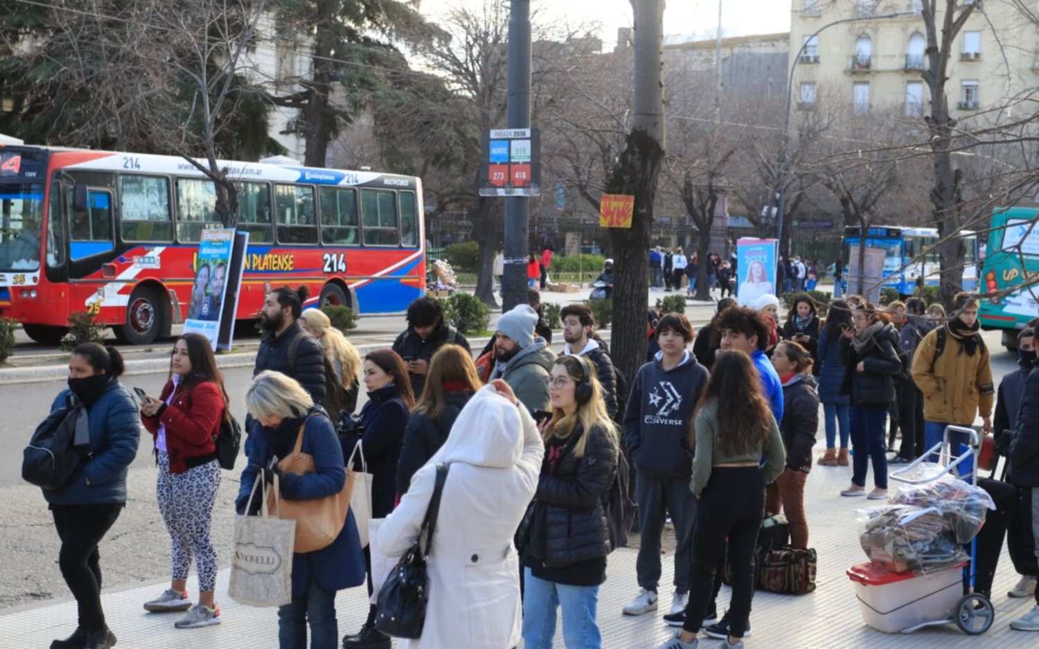 Por las obras en Plaza San Martín eliminan paradas de micro: ¿Dónde serán reubicadas?