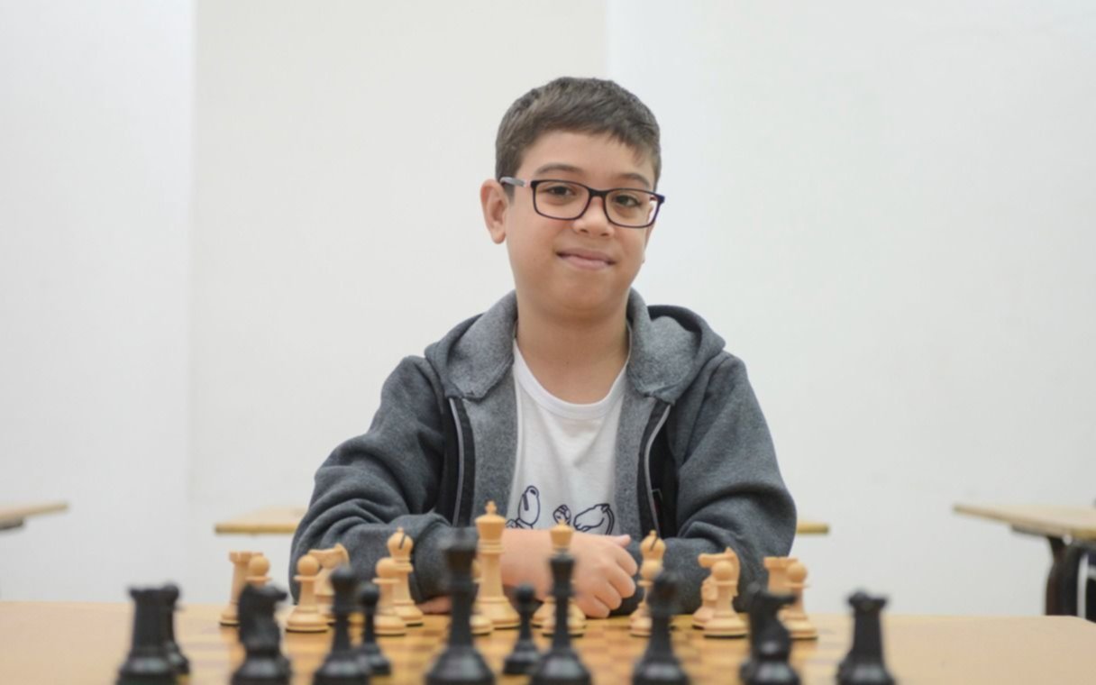 Facundo Oro, el pequeño de 10 años que sumó un importante logro en el Campeonato Continental de Ajedrez