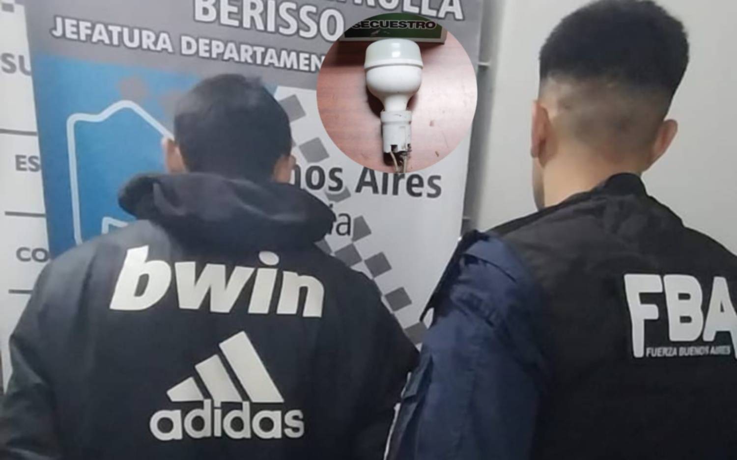 Un ladrón con pocas luces: terminó preso por robar la lamparita de un comercio de Berisso