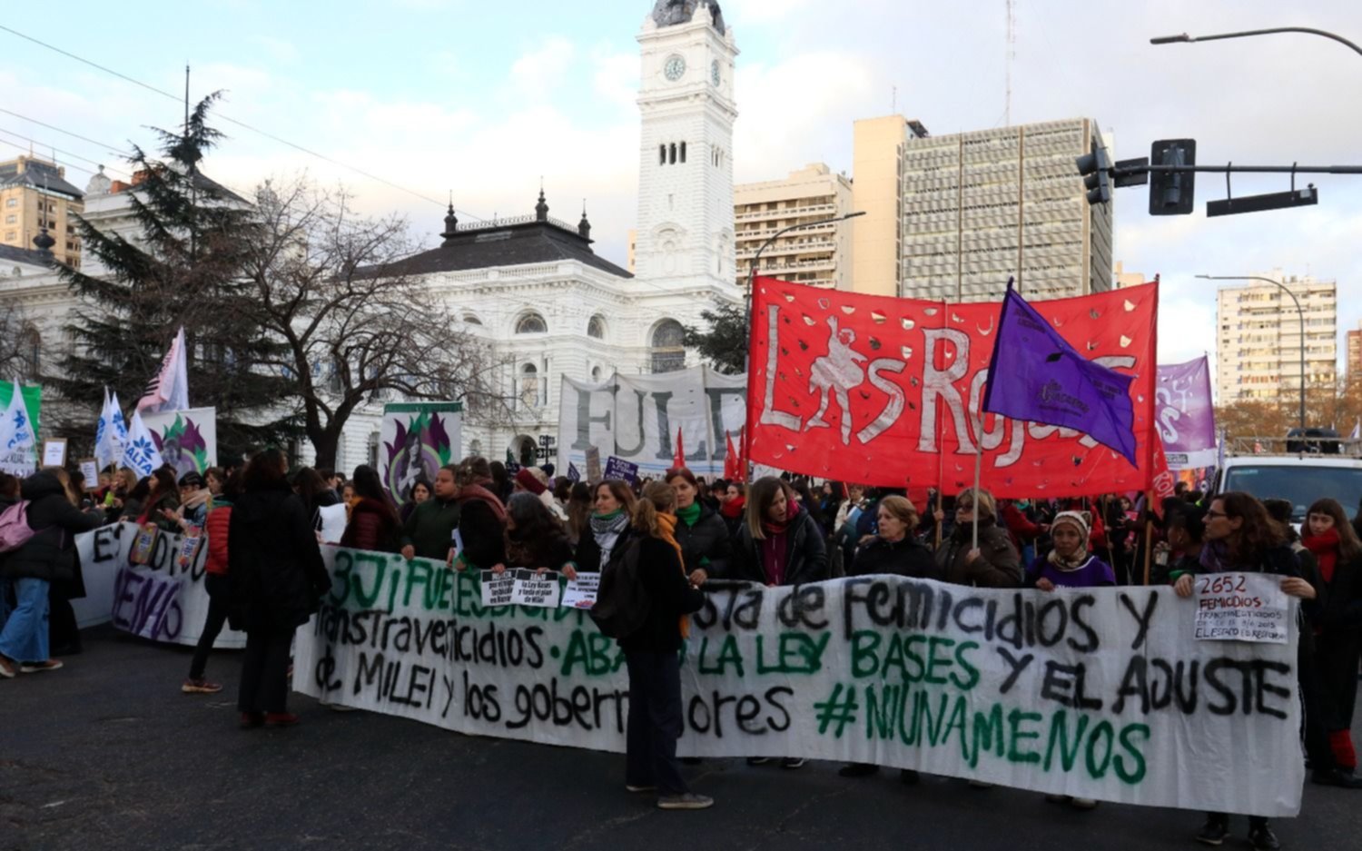 FOTOS | "Ni Una Menos" en La Plata: este lunes se renovó el reclamo contra los femicidios y la violencia de género