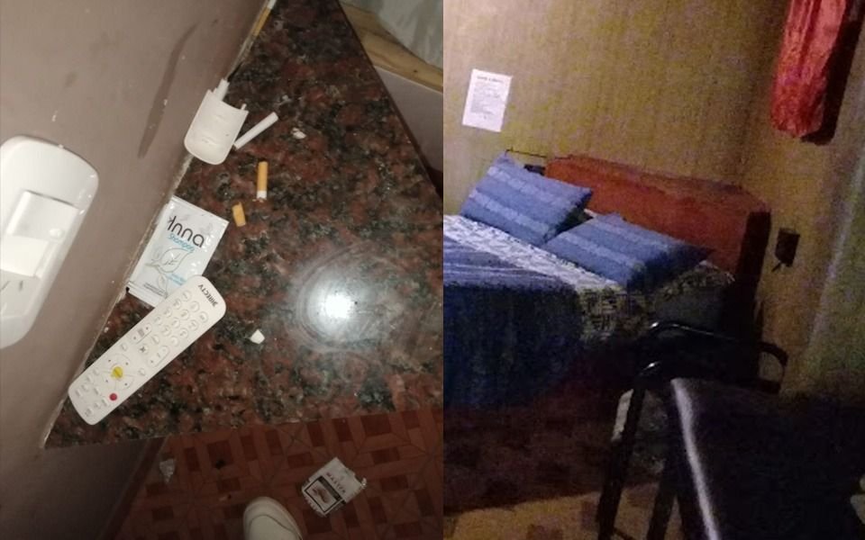 Se atrincheró en un hotel alojamiento de Ruta 11: terminó el turno y no quiso dejar la habitación