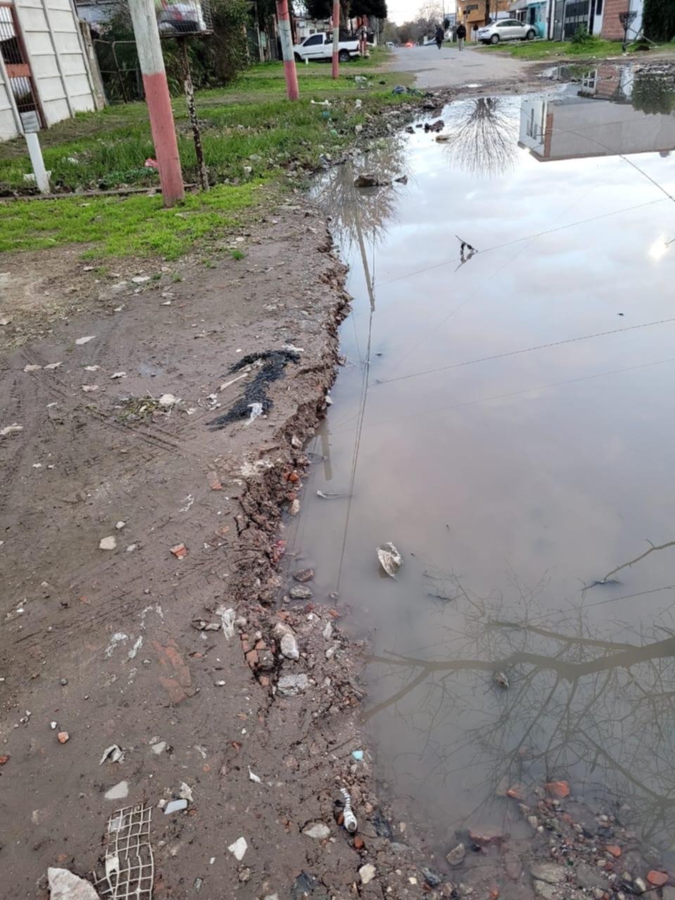 Sin recolección de residuos porque las calles están rotas