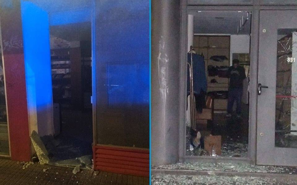 Raid delictivo en pleno Centro: persianas y vidrieras destrozadas en una nueva noche de terror