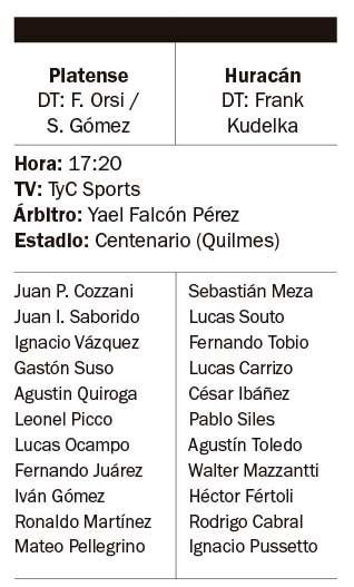 Dos que llegan en ganadores se van a cruzar en Quilmes