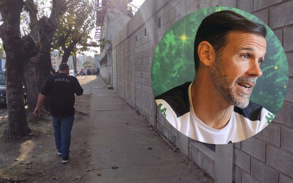 Andres Yllana, ex Gimnasia, fue hospitalizado tras la explosión de una bomba de estruendo en el vestuario de Aldosivi
