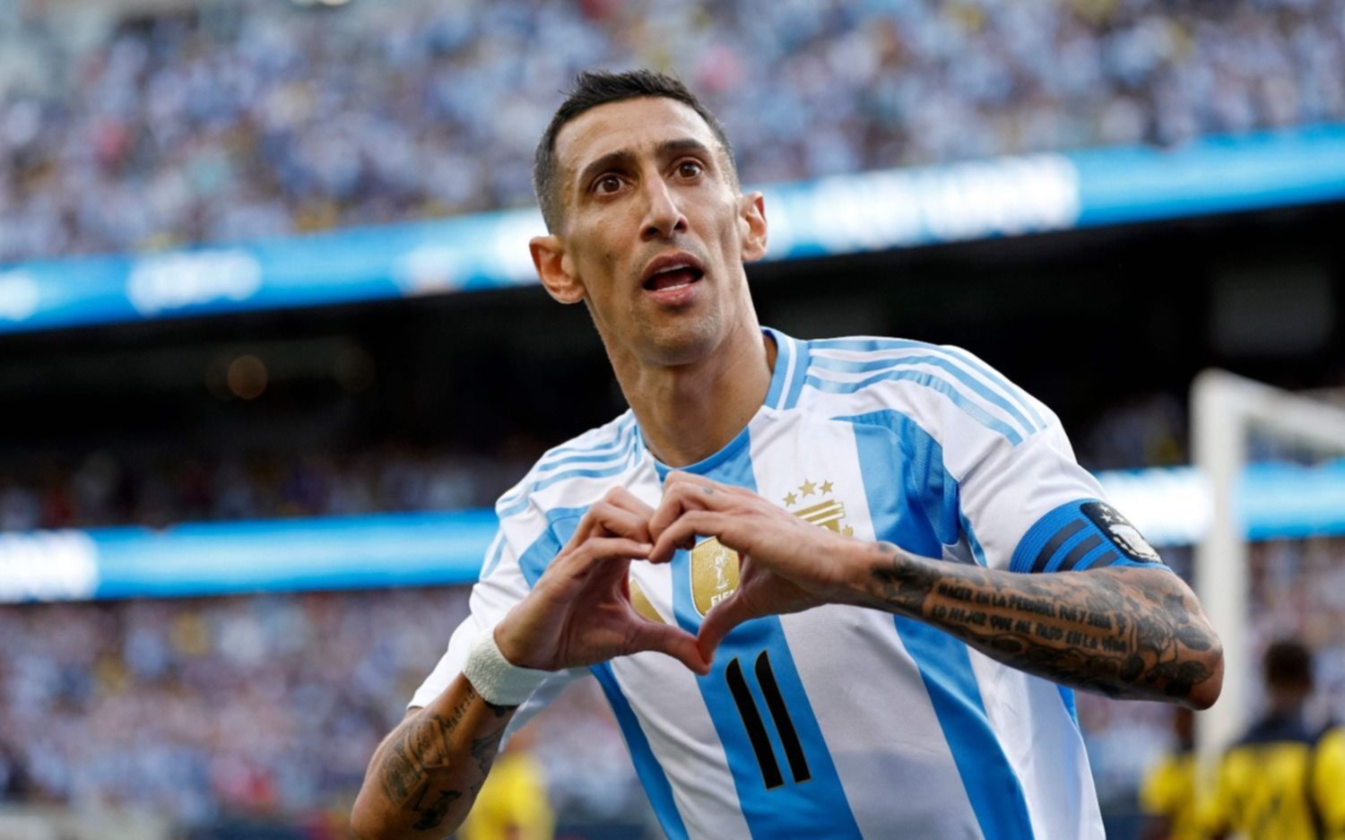 La Selección, con gol de Di María, se impuso 1 a 0 ante Ecuador en el primer amistoso previo a la Copa América