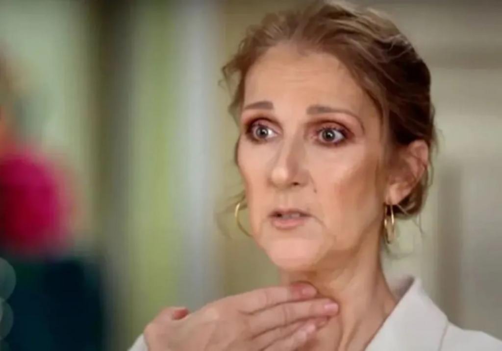 Al cantar, Céline Dion siente como si la “estrangularan ”