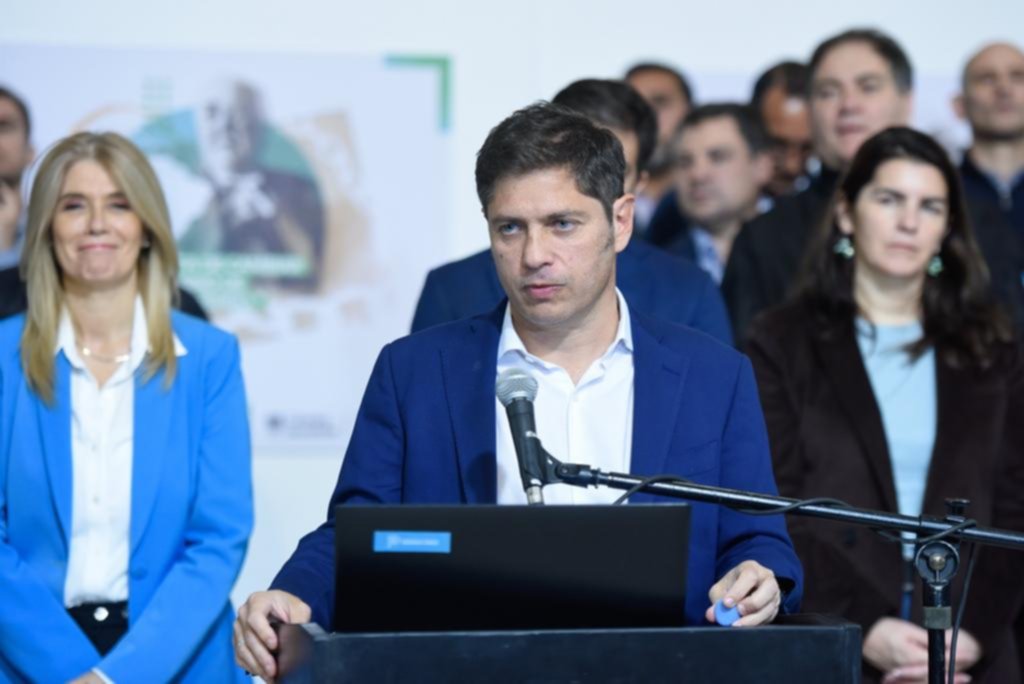 Kicillof y una foto de unidad para denunciar el recorte de fondos