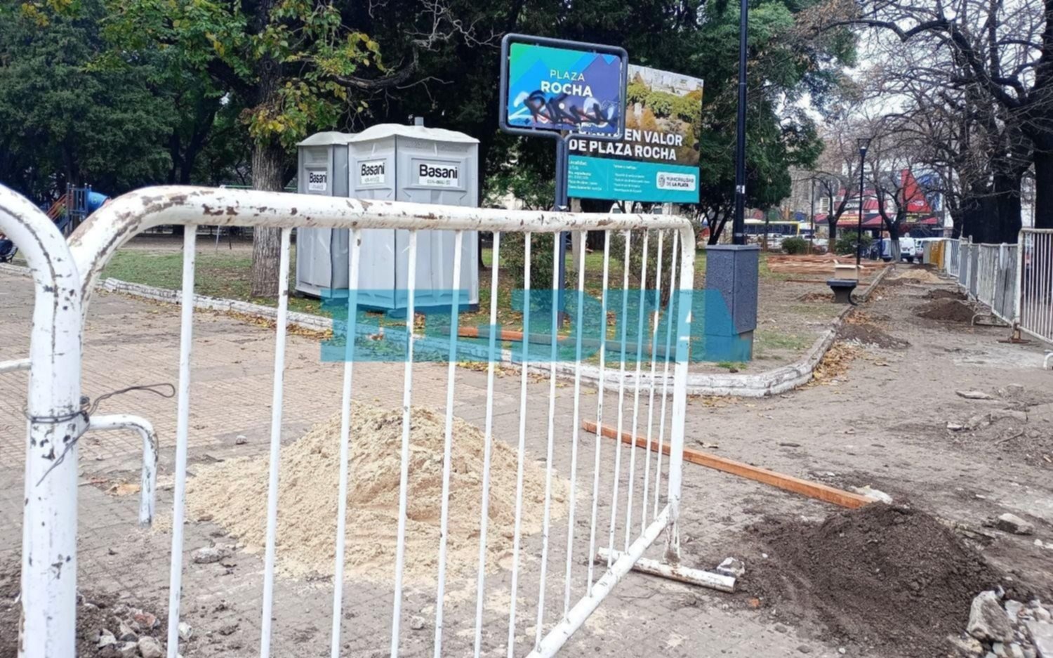 FOTOS | Plaza Rocha, cerrada por remodelación: cuándo finalizarán las obras