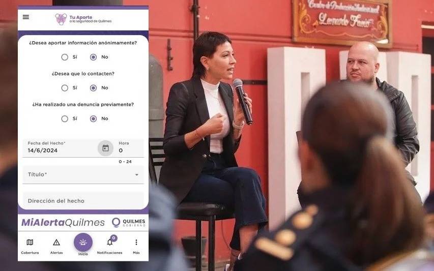 Nueva función de la aplicación de seguridad “Mi Alerta Quilmes”