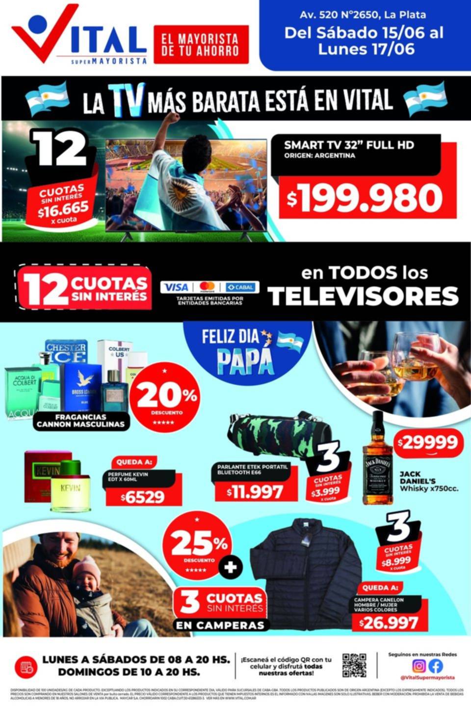 En Vital, ahorrás y disfrutas de verdad: mirá las ofertas del fin de semana largo