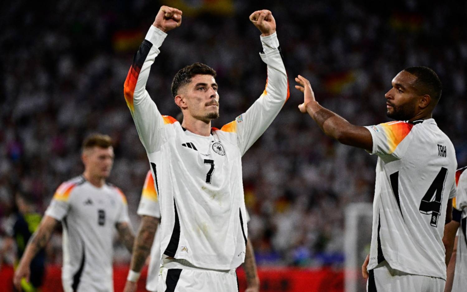 Alemania no tuvo piedad, aplastó a Escocia y sacó chapa de candidato en la Eurocopa