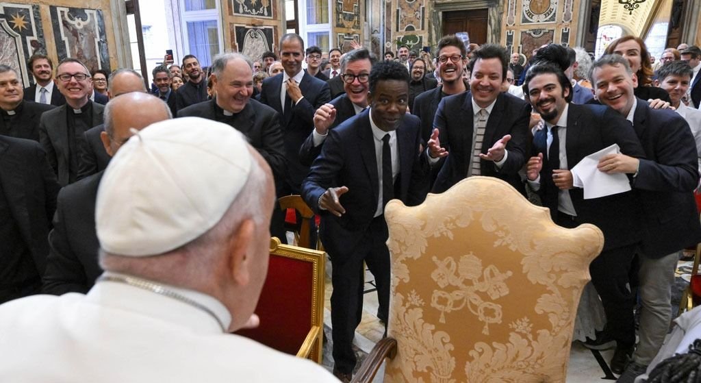 El día que el Vaticano se llenó de humoristas